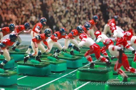 Vintage Tudor Electric Football Players Set Of 11 Denver Broncos.